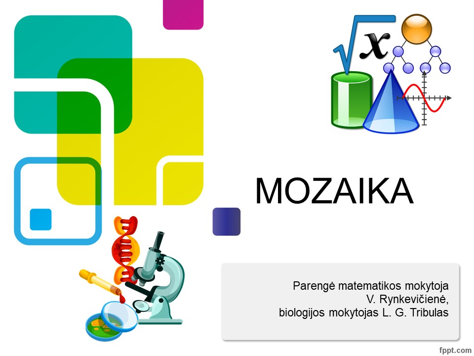 Vilniaus miesto 6-ų klasių mokinių matematikos, gamtos mokslų konkursas „Mozaika“